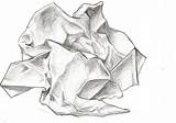Paper Crumpled Drawing Draw Deviantart Observational sketch template