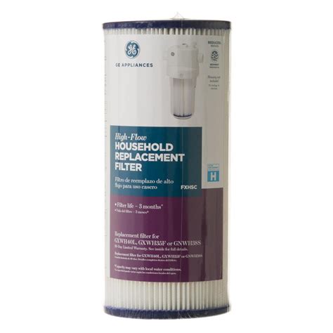 Ge Water Filter Cartridge Universal Household Replacement Heavy Duty