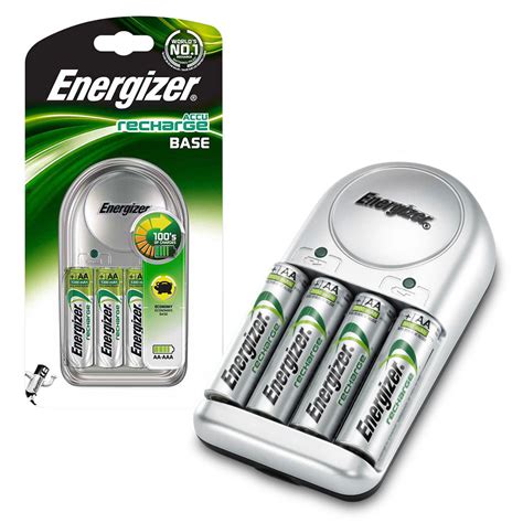 Energizer Aa And Aaa Battery Charger With 4x Aa 1300mah Rechargeable
