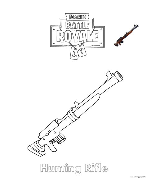 scar fortnite guns coloring pages fortnite scar coloring pages