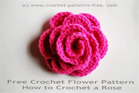 crochet flower pattern   crochet  rose  crochet