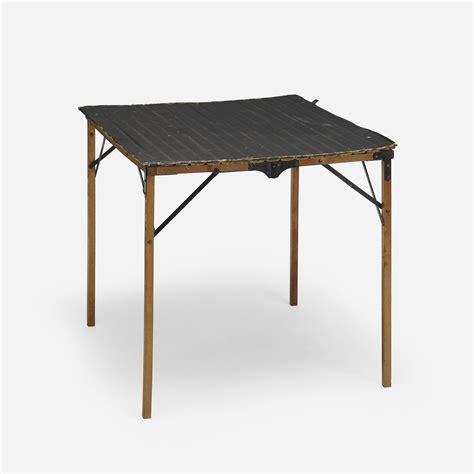 american folding military table