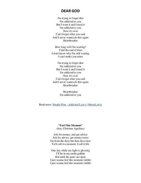 song lyrics