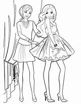 Coloring Raskraski Besplatno Pages Barbie раскраски принцесса источник sketch template