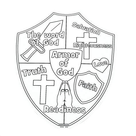 lds armor  god coloring coloring pages