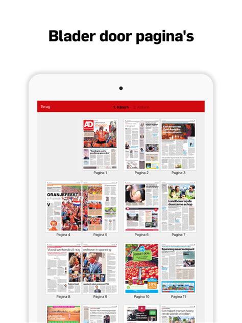 ad digitale krant app voor iphone ipad en ipod touch appwereld