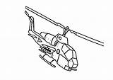 Helicopter Coloring Pages Printable Attack Cobra 1g Ah Chopper Copters Bell Realistic Easy Print sketch template