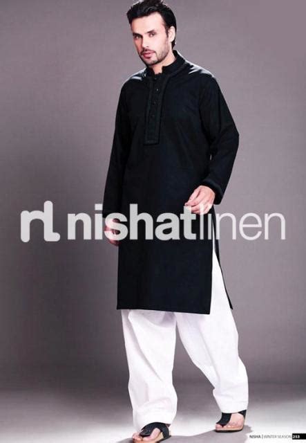 Nishat Linen Men Winter Kurta Collection 2012