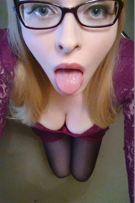 girl pov open mouth waiting