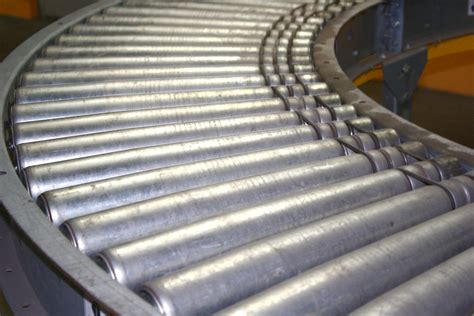 roller conveyor belt picture  photograph  public domain