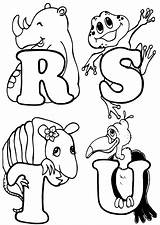 Desenho Alfabetos Atividades Meustrabalhospedagogicos Coloridos sketch template