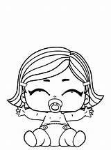 Lil Sisters Coloring Pages Surprise Fun Kids Lol Dolls sketch template