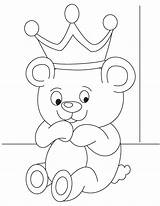 Cub Bear Coloring Baby Pages sketch template