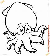 Coloring Octopus Book Cartoon Printable Pdf Keyword sketch template