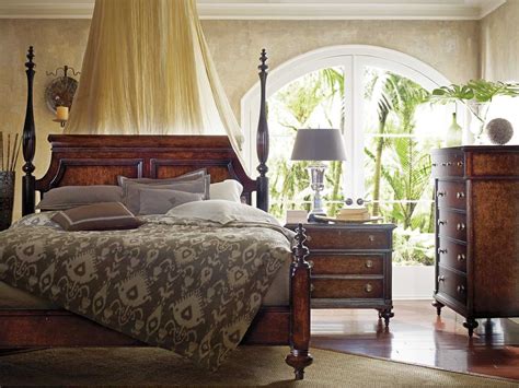 stanley furniture british colonial bedroom set   set