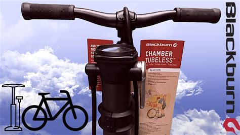 blackburn chamber tubeless floor pump cycling pump review youtube