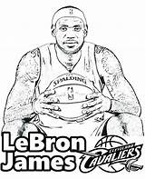 Coloring Basketball Nba Pages Players Team Logos Color Logo Printable Cleveland Player Cavaliers Lebron James Sheet Colorings Getcolorings Getdrawings Sheets sketch template