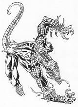 Lizard Colorare Curt Connors Printmania Disegni sketch template