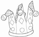 Coloring Jester Hat Pages Colouring Printablecolouringpages Jesters sketch template