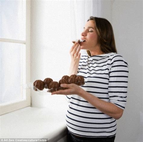 mothers to be crave chocolate because pregnancy is the only time they