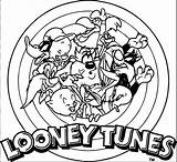 Looney Tunes Coloring Dibujos Colorare Disegni Daffy sketch template