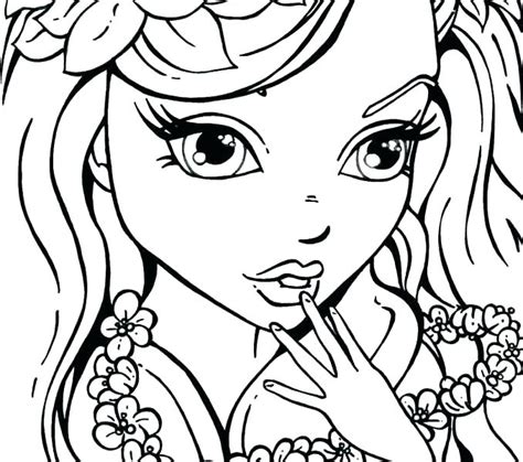 cute girly pages coloring pages