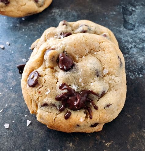 salted chocolate chip cookies the chunky chef