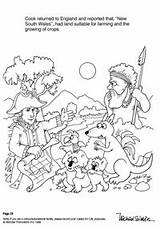 Colouring Pages Captain Cook Whole Book sketch template