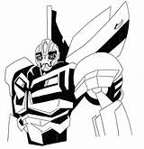 Transformers Bumblebee Prime sketch template