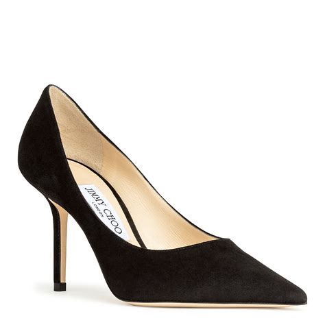 jimmy choo black suede pumps modesens