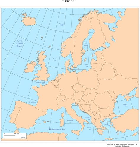 printable political map  europe  printable maps