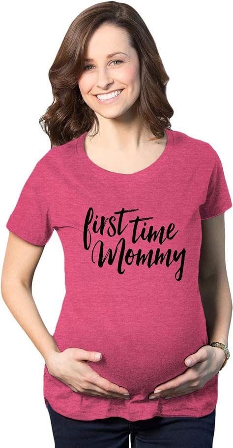 maternity first time mommy pregnancy t shirt cute belly bump tee mother