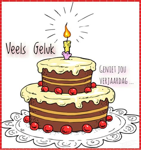 veels geluk geniet jou verjaarsdag happy birthday illustration birthday illustration