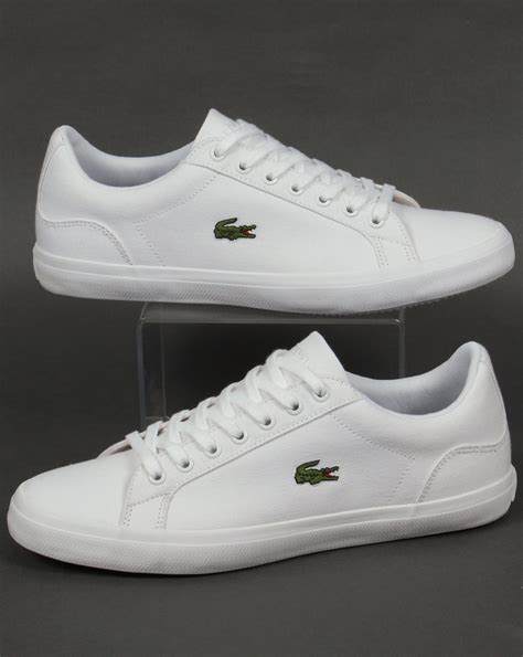 Lacoste Lerond Bl Trainers White Shoes Low Mens Plimsole