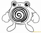 Poliwhirl Pokemon Pages Coloring Color Printable Coloringpagesonly sketch template