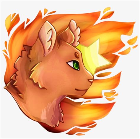 transparent fire star warrior cats drawings easy png image transparent png