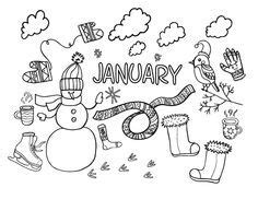 january coloring pages google search coloring pages winter