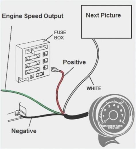 wire tachometer wiring diagram