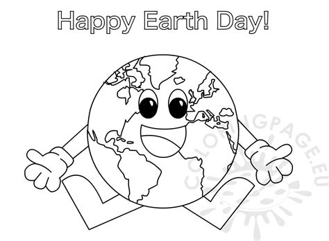 earth day coloring page  preschoolers coloring page