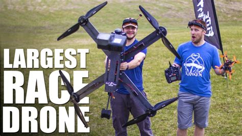 worlds largest race drone flite test youtube