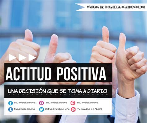 Actitud Positiva ¿cómo Mantenerla Parte 1 Tu Cambio Es Ahora