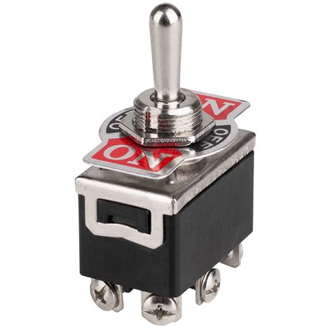dpdt center  heavy duty toggle switch momentary  sides