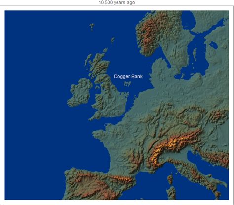 pleistocene holocene sea level  years change ukeuropean coastlines