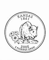 Kansas Coloring Pages Quarter State Seal Printables Sheets Printable Coins Jayhawks States Flag Usa Popular Quarters Gif Go Last Coloringhome sketch template