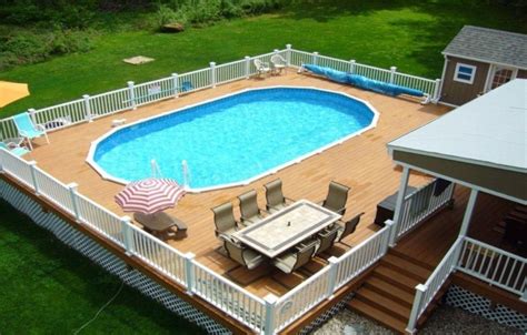 Cool Oval Pool Designs Ideas 17 Pool Deck Plans Swimming Pool
