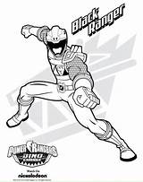 Coloring Power Dino Pages Ranger Force Kids Print sketch template