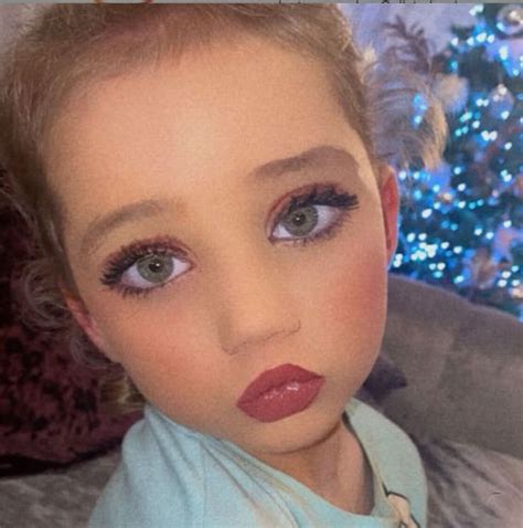 katie price shares snap of six year old daughter bunny in make up