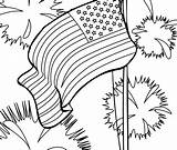 Flag Coloring American Printable Getcolorings sketch template