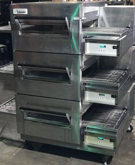 lincoln  series remanufactured impinger ii conveyor pizza oven