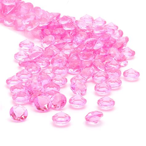 pink acrylic gems lb bag packed  bags  case royal imports